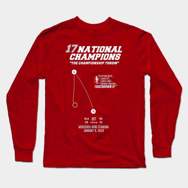 THE CHAMPIONSHIP THROW Long Sleeve T-Shirt by thedeuce